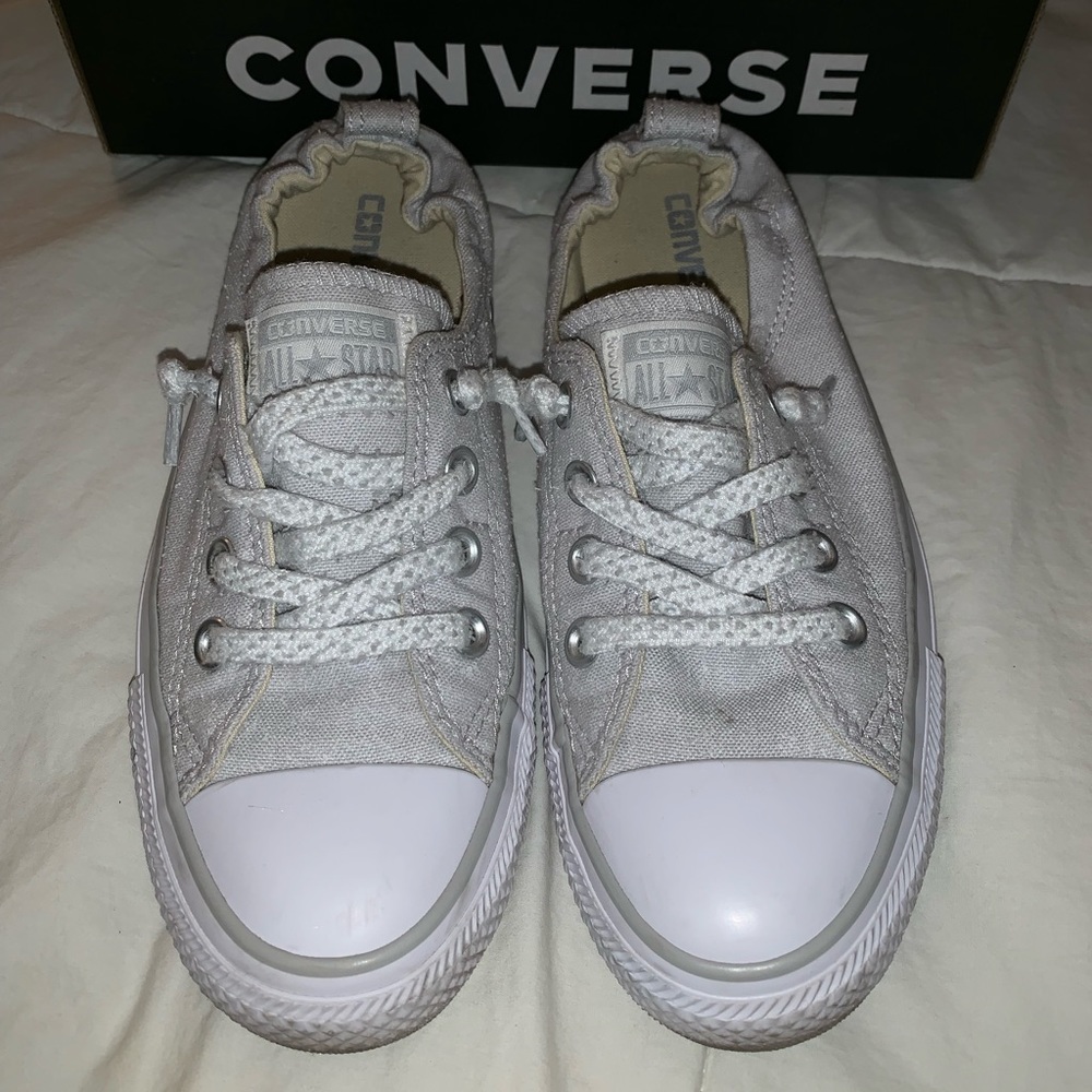 EUC Light Grey Converse
